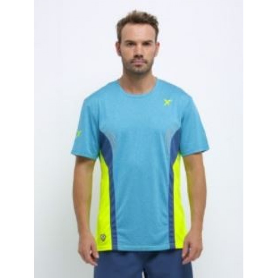 DROP SHOT T-SHIRT VERSUS BLUE PADDLE CLOTHING - Barata Oferta Outlet