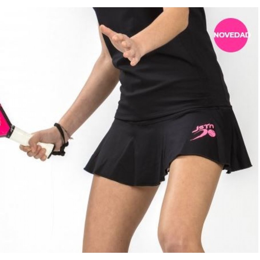 PADDLE clothing Just Ten skirt Marenka black Fuchsia PADELPOINT PADDLE clothing Just Ten skirt Marenka black Fuchsia