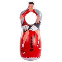 Tênis de padel inflável do jogador da barreira de Softee