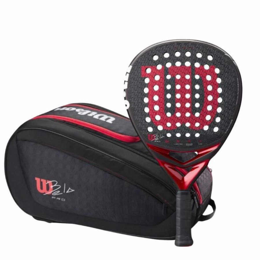 Pack Wilson Bela Pro V3 Racket with Padel Racket Bag