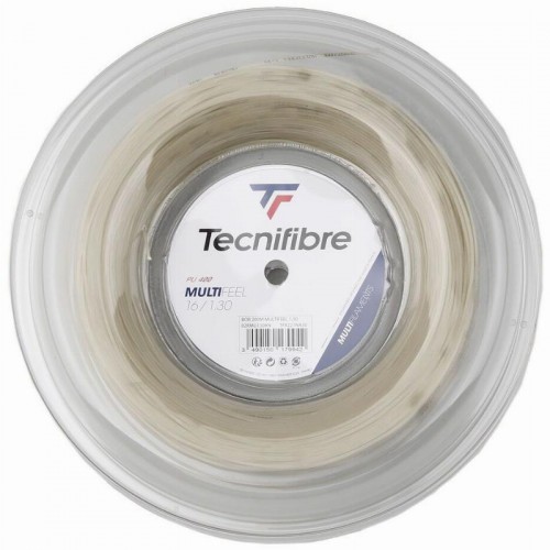 200m Tecnifibre Multifeel 1.30mm Natural String Reel