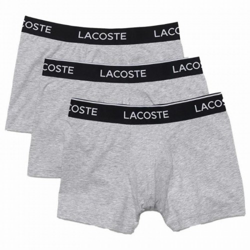 Lacoste Casual Gray Vigore Boxers 3 Units