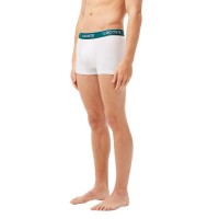 Boxers Lacoste Casual Negro Blanco Gris 3 Unidades  Oferta + Barato