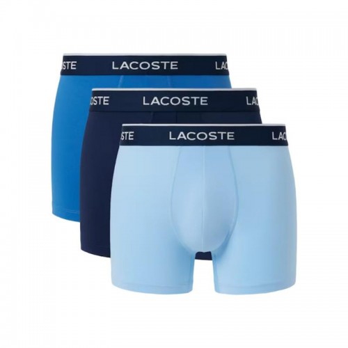 Boxers Lacoste Microfibra Azul Marino 3 Unidades