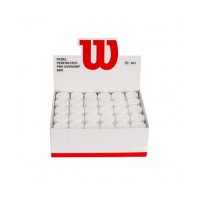 Caja Wilson Pro Padel Perforado Blanco 60 Overgrips  Oferta + Barato