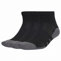 Calcetines Adidas Essentials Cushioned Quarter Negro Gris 3 Pares  Oferta + Barato