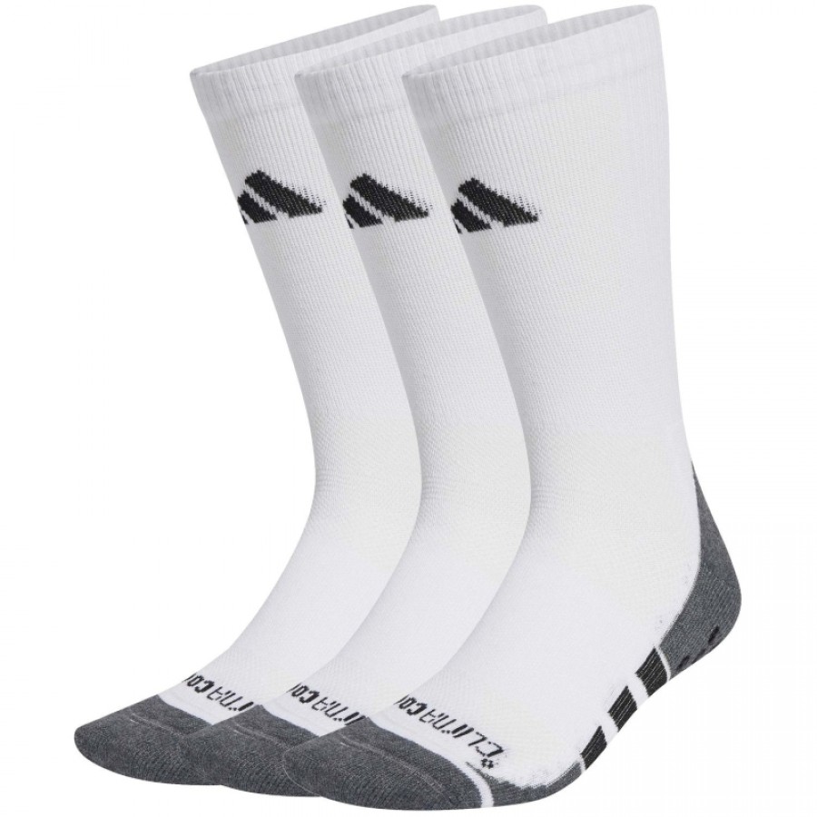 Calcetines Adidas Performance Climacool Crew Blanco Gris 3 Pares  Offer + Cheap