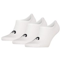 Head All Sports Meias Brancas Invisíveis 3 Pares  Oferta + Barato