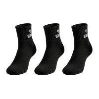 Calcetines Siux Basic 26 Caña Media Negro 3 Pares