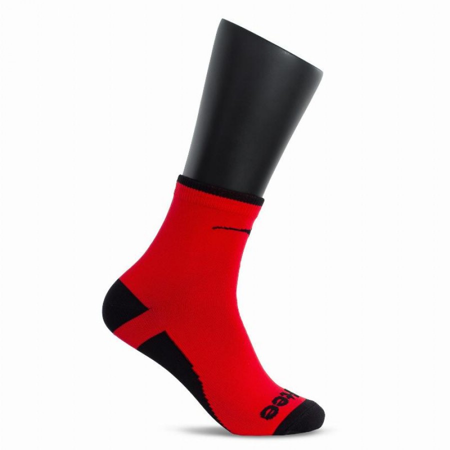 Chaussettes Softee Mi-Mollet Rouge 1 paire