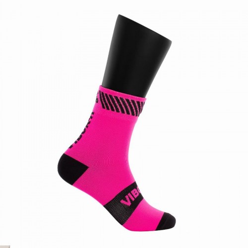 Vibora Kait Mid-Calf Socks Pink Black 1 Pair