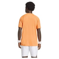Camiseta Adidas Club 3 Stripes Naranja