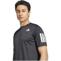T-shirt noir blanc Adidas Club 3 Bandes