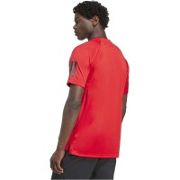 Camiseta Adidas Club 3 Stripes Rojo Negro  Oferta + Barato