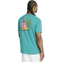 Camiseta Adidas Padel Graphic Azul Teal  Oferta + Barato
