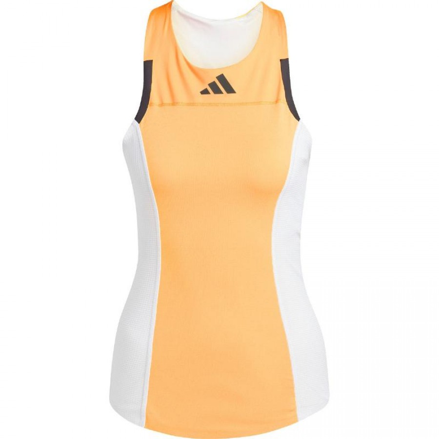 Camiseta Adidas Pro Naranja Blanco Mujer  Oferta + Barato