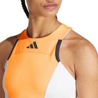 Camiseta Adidas Pro Naranja Blanco Mujer  Oferta + Barato