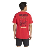 Adidas Wanted Graphic Red T-Shirt