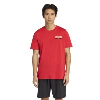 Adidas Wanted Graphic Red T-Shirt