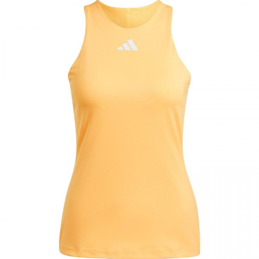 T-shirt Femme Adidas Y-Tank Orange Blanc  Offre - Pas cher