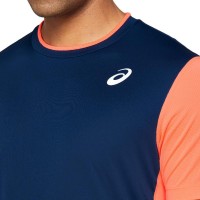 Camiseta Asics Club Navy Coral