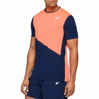 Asics Club Coral Peacoat T-shirt