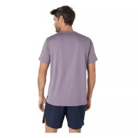 Camiseta Asics Core SS Top Gris Lavanda  Oferta + Barato