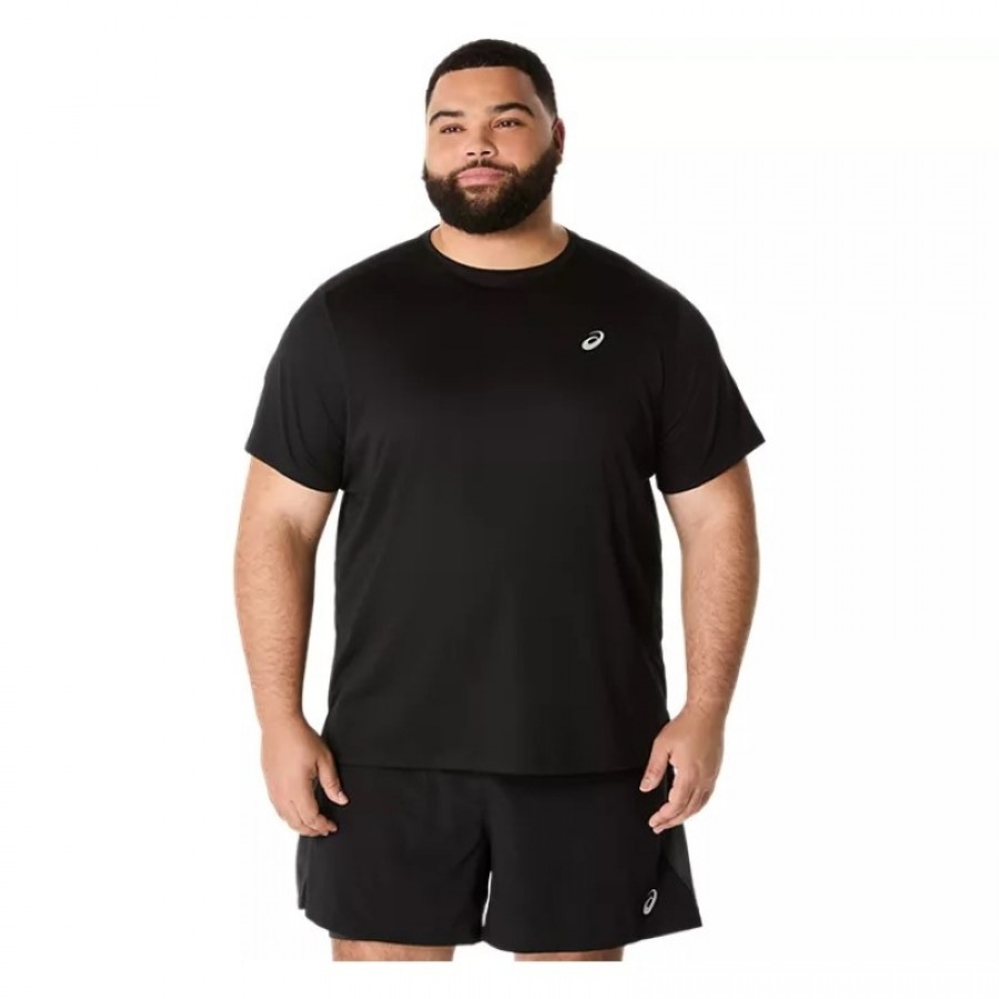 Camiseta Asics Core SS Top Negro  Oferta + Barato