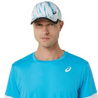 Camiseta Asics Court Aqua Blanco Brillante  Oferta + Barato