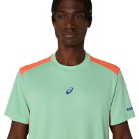 Asics Padel Court SS Top Mint Coral T-Shirt