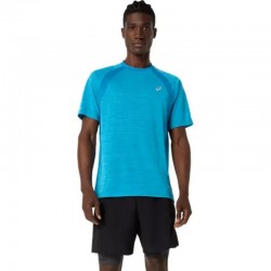Camiseta Asics Road SS Top Azul Egeo