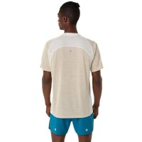T-shirt crème Asics Road Road SS