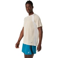 T-shirt crème Asics Road Road SS