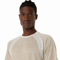 T-shirt crème Asics Road Road SS