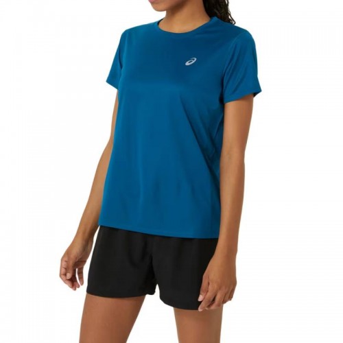 Asics Silver Petrol Blue Women''s T-Shirt