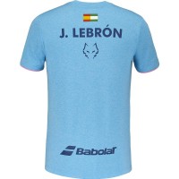Babolat Juan Lebron Blue Pink T-Shirt
