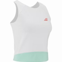 Camiseta Babolat Perf Blanco Mujer