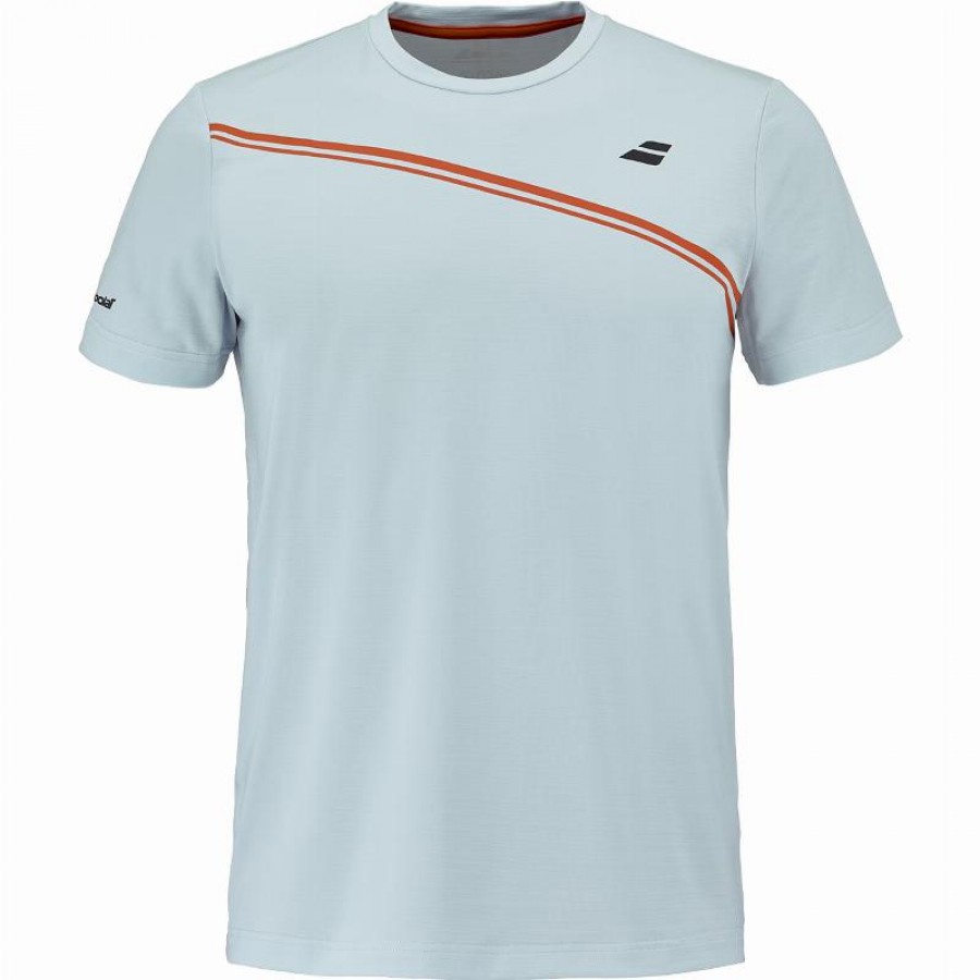 Camiseta Babolat Play Crew Neck Azul Claro