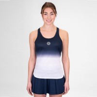 Bidi Badu Crew Gradiant T-Shirt Bleu Fonce Blanc Femme  Offre - Pas cher