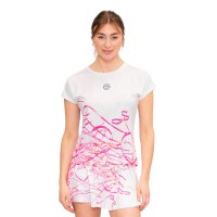 Camiseta Bidi Badu Decoration Capsleeve Blanco Mujer