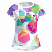 Camiseta Bidi Badu Kaleido Capsleeve Blanco Mix Junior  Oferta + Barato