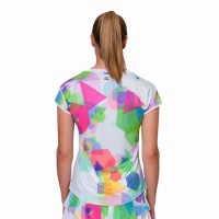 Camiseta Bidi Badu Kaleido Capsleeve Blanco Mix Mujer  Oferta + Barato