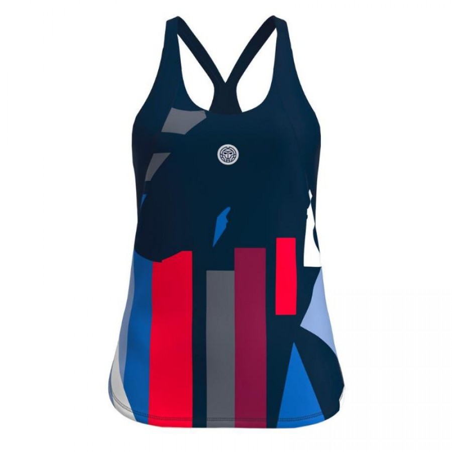 Camiseta Bidi Badu New York Azul Oscuro Rojo Mujer  Oferta + Barato