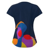 Camiseta Bidi Badu Twiggy Capsleeve Azul Oscuro Mix Mujer  Oferta + Barato