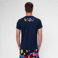 Camiseta Bidi Badu Wild Arts Chill Azul Oscuro Rojo Mix  Oferta + Barato
