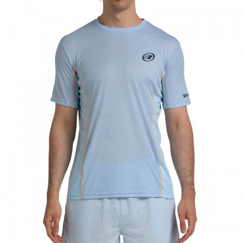 T-shirt bleu Bullpadel Cerezal Glacier