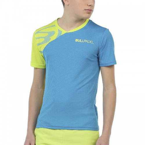Camiseta Bullpadel Chamois Azul Atomico Lima Junior Camiseta Bullpadel Chamois Azul Atomico Lima Junior