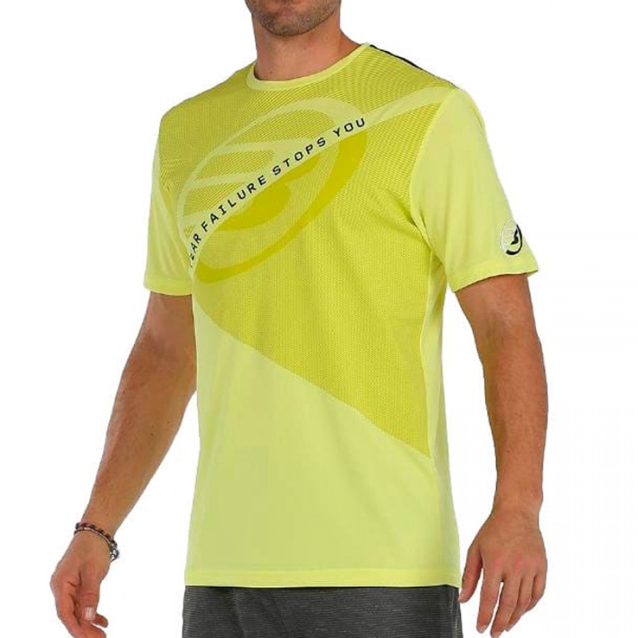 T-shirt Bullpadel Kareni Yellow Sulfur Fluor PADELPOINT T-shirt Bullpadel Kareni Yellow Sulfur Fluor