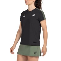 Camiseta Preta Bullpadel Premier Padel Pampan