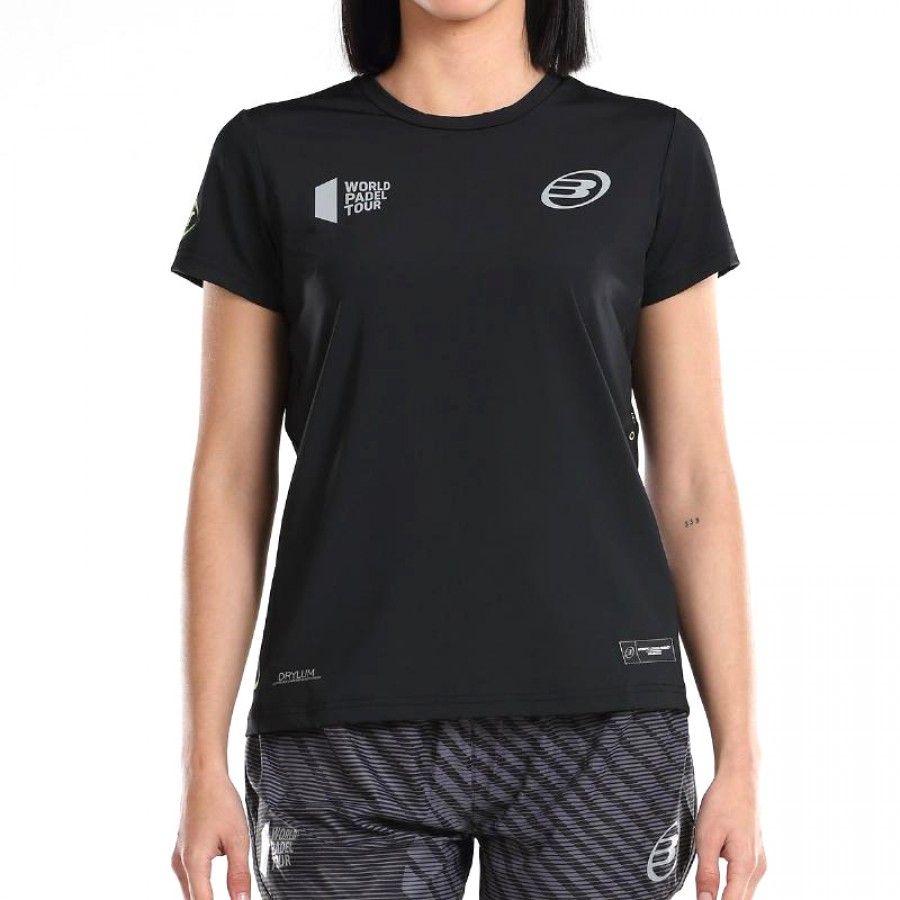 T-shirt Bullpadel WPT Llama Black PADELPOINT T-shirt Bullpadel WPT Llama Black